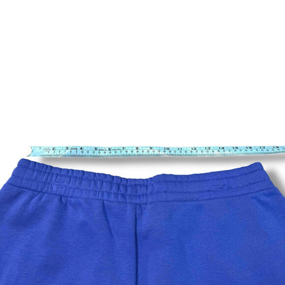 NWT Under Armour Women’s UA Icon Fleece Boyfriend Shorts Blue $60 Casual Gym SzL - Picture 8 of 10